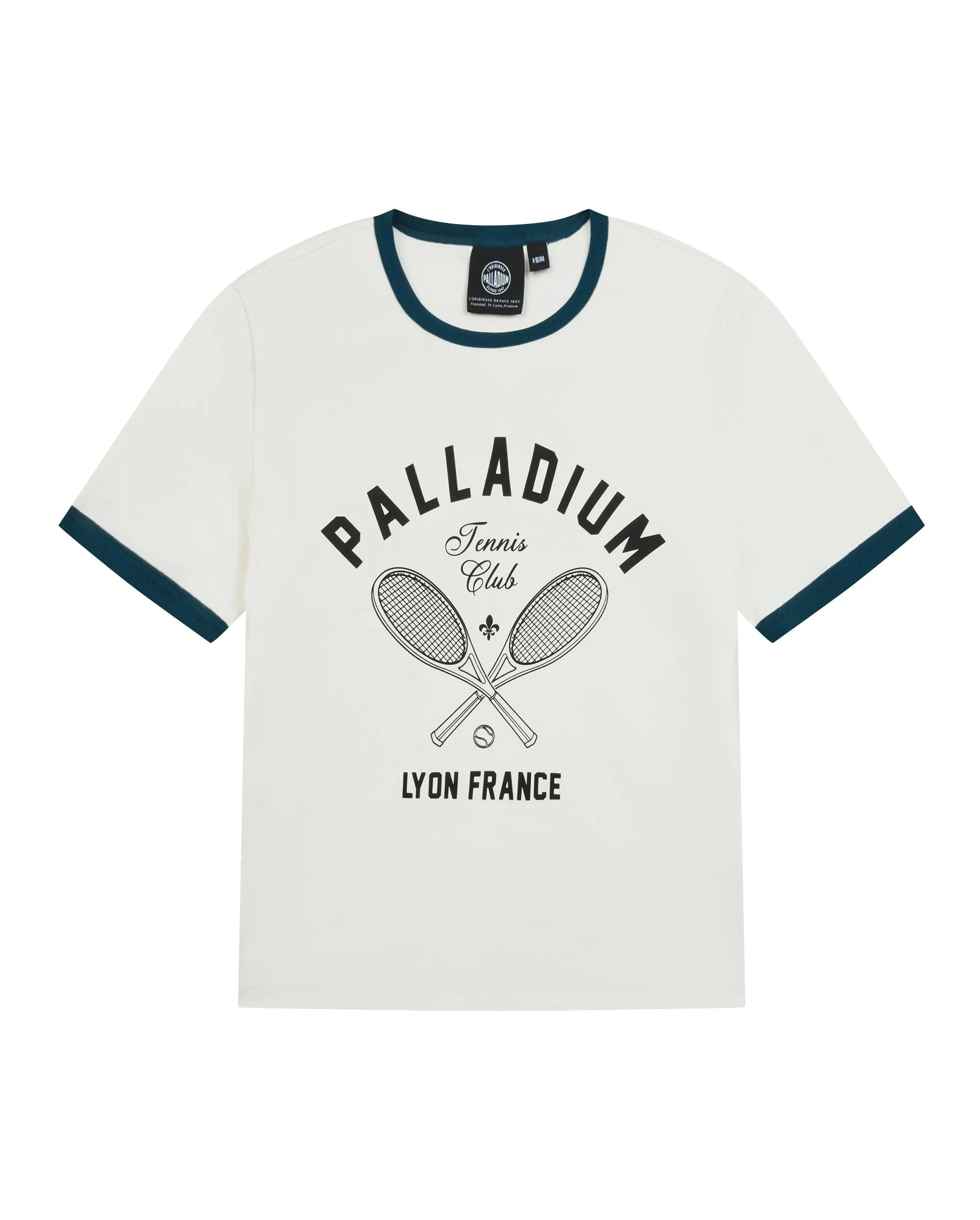 1911390-262 | WOMEN'S TENNIS CLUB LOGO LOOSE FIT T-SHIRT | MARSHMALLOW