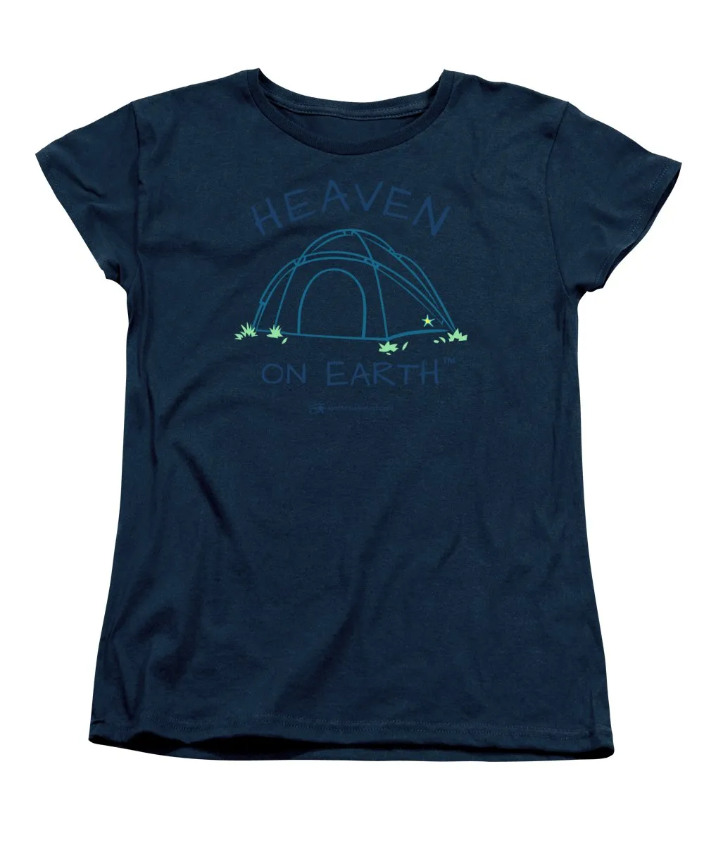 Camping/tent Heaven On Earth - Women's T-Shirt (Standard Fit)