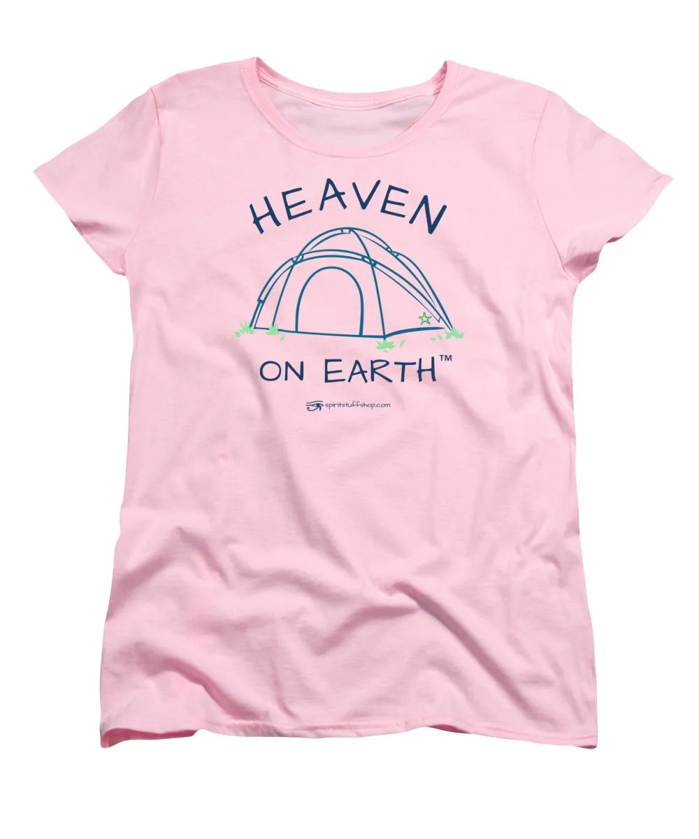 Camping/tent Heaven On Earth - Women's T-Shirt (Standard Fit)