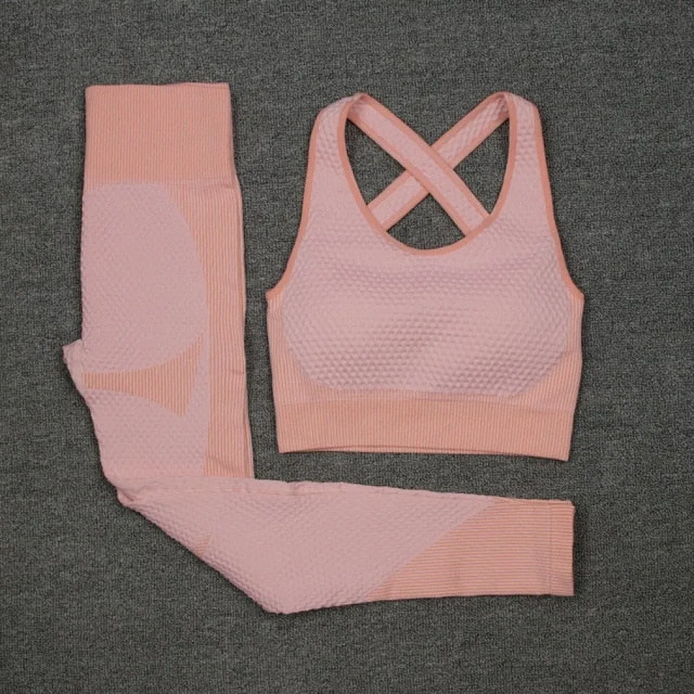 ContiNent 33 Seamless Women Yoga Sets Female Sport Gym Suits Wear Running Clothes Women Fitness Sport Gym Set Women Long Sleeve Yoga Clothing