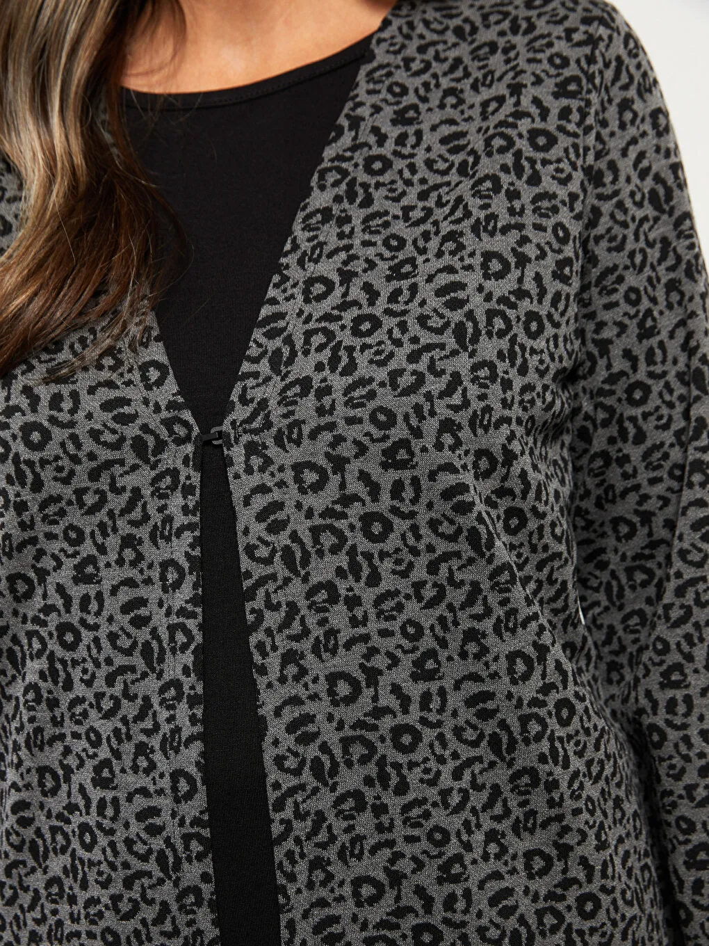 Crew Neck Patterned Long Sleeve Women's T-Shirt