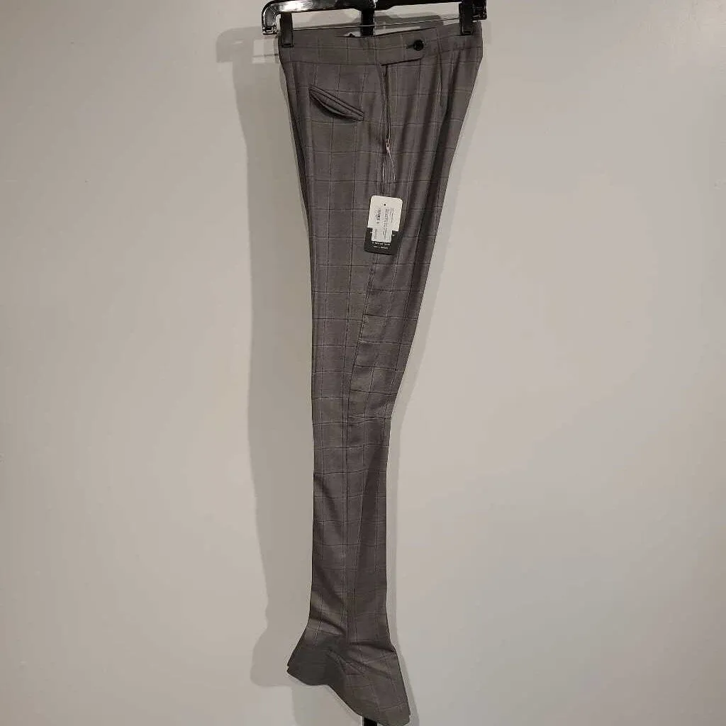DeRegnaucourt Grey Windowpane Suit With Two Pairs of Jods