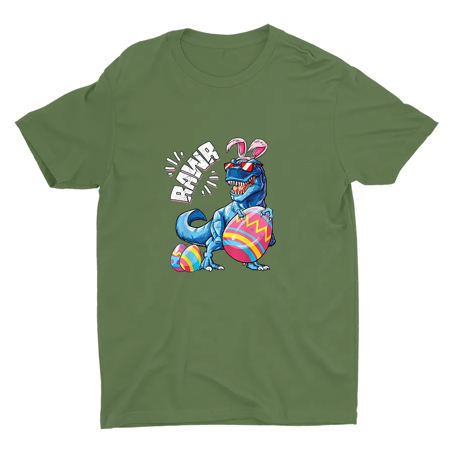 Easter Saurus Ray Cotton Tee