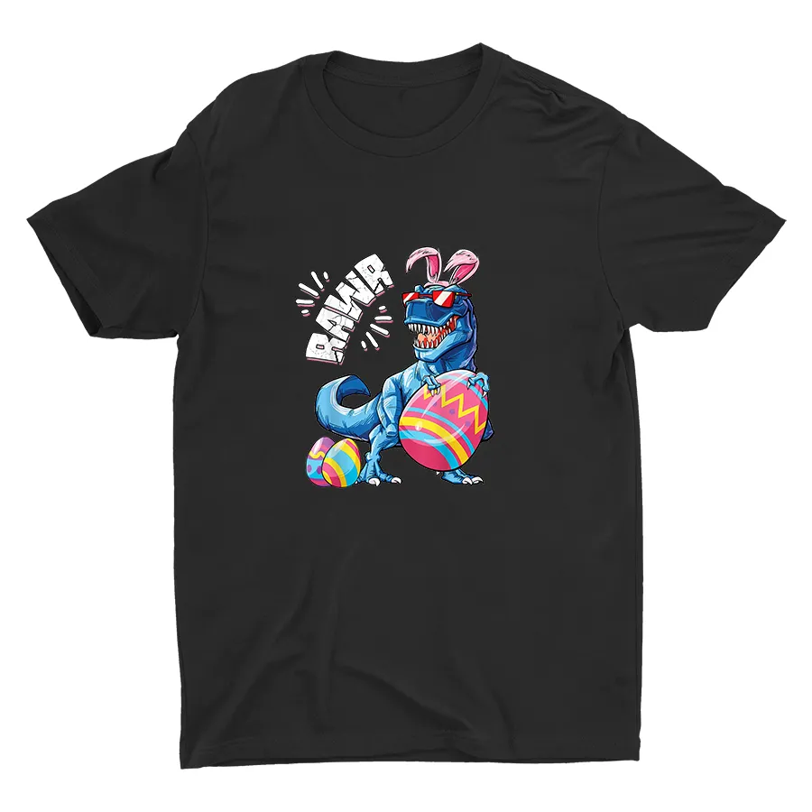 Easter Saurus Ray Cotton Tee
