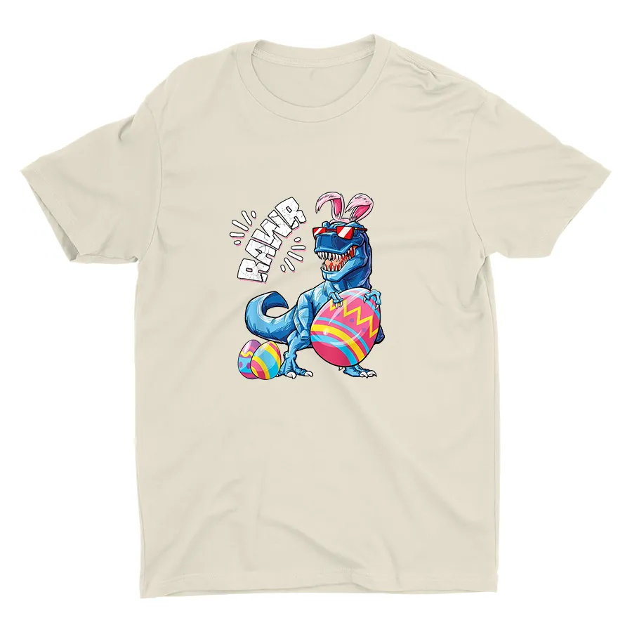 Easter Saurus Ray Cotton Tee