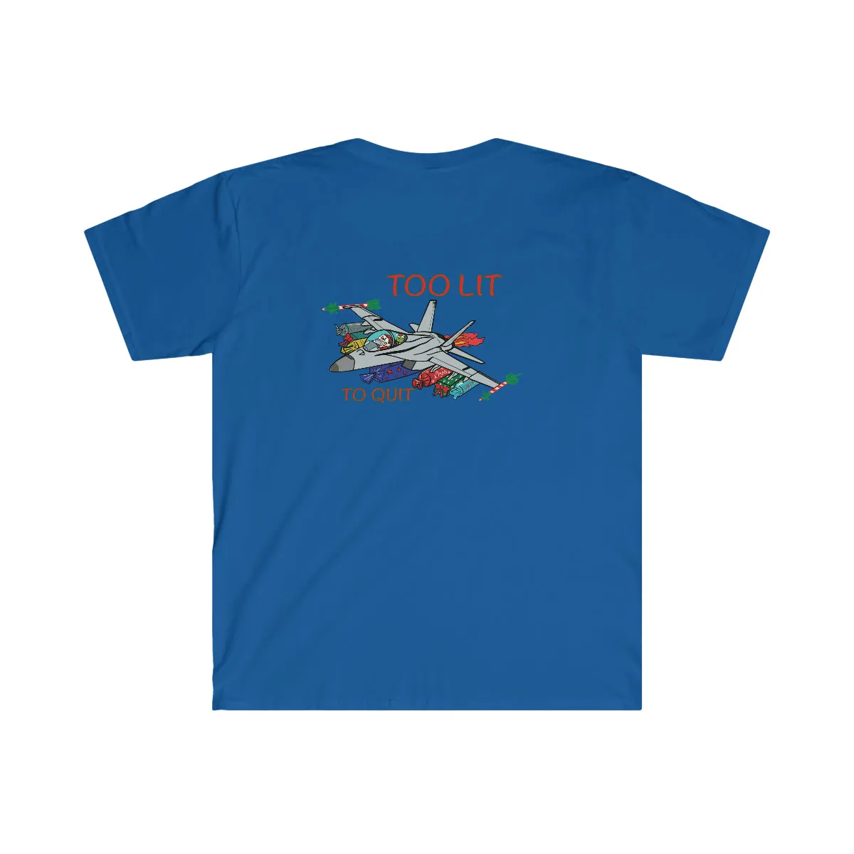 F-18 Christmas Too Lit To Quit T-Shirt