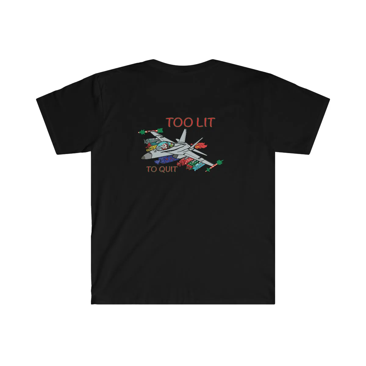 F-18 Christmas Too Lit To Quit T-Shirt