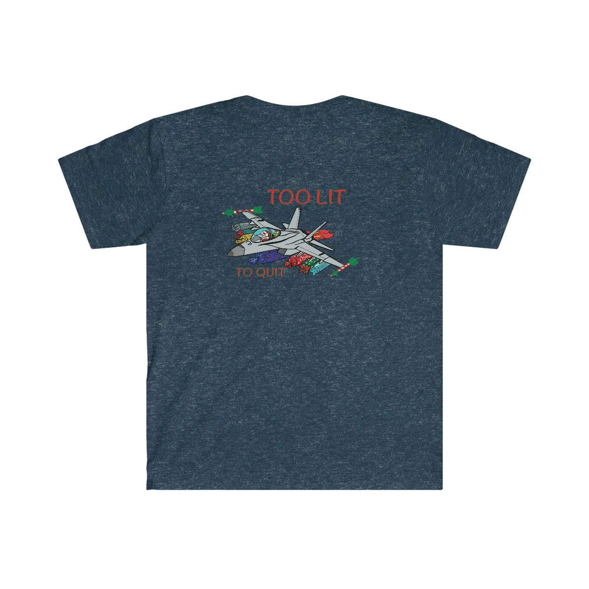 F-18 Christmas Too Lit To Quit T-Shirt