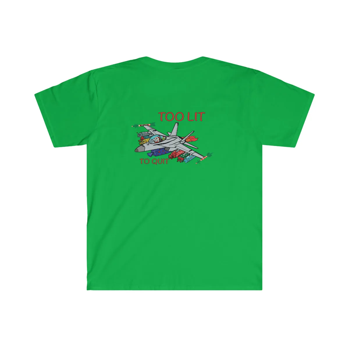 F-18 Christmas Too Lit To Quit T-Shirt
