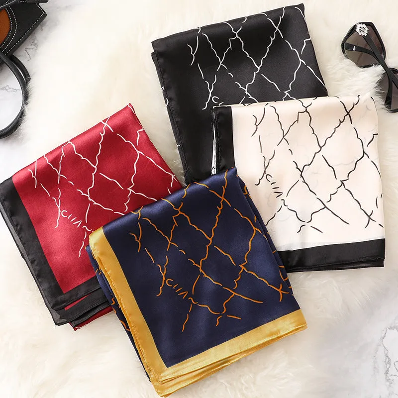 Fashion Silk Scarf Shawl Wrap for Women Ladies Girls 90x180