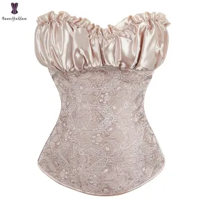 Fashion Waist Cinching Victorians Corselet Crop Top Women's Body Shapewear Lingerie Corsets & Bustier