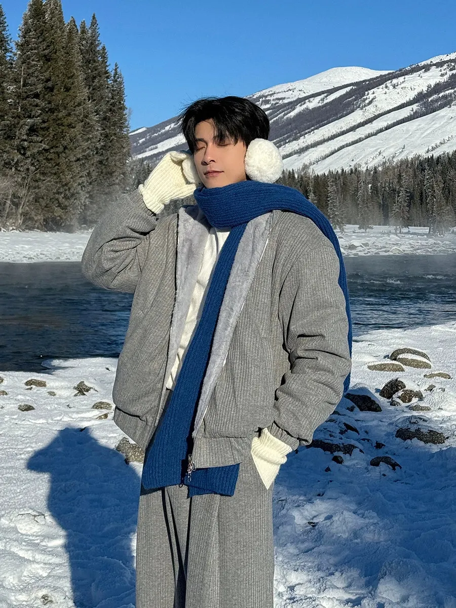Fleece Pleated Two-piece Sports Set