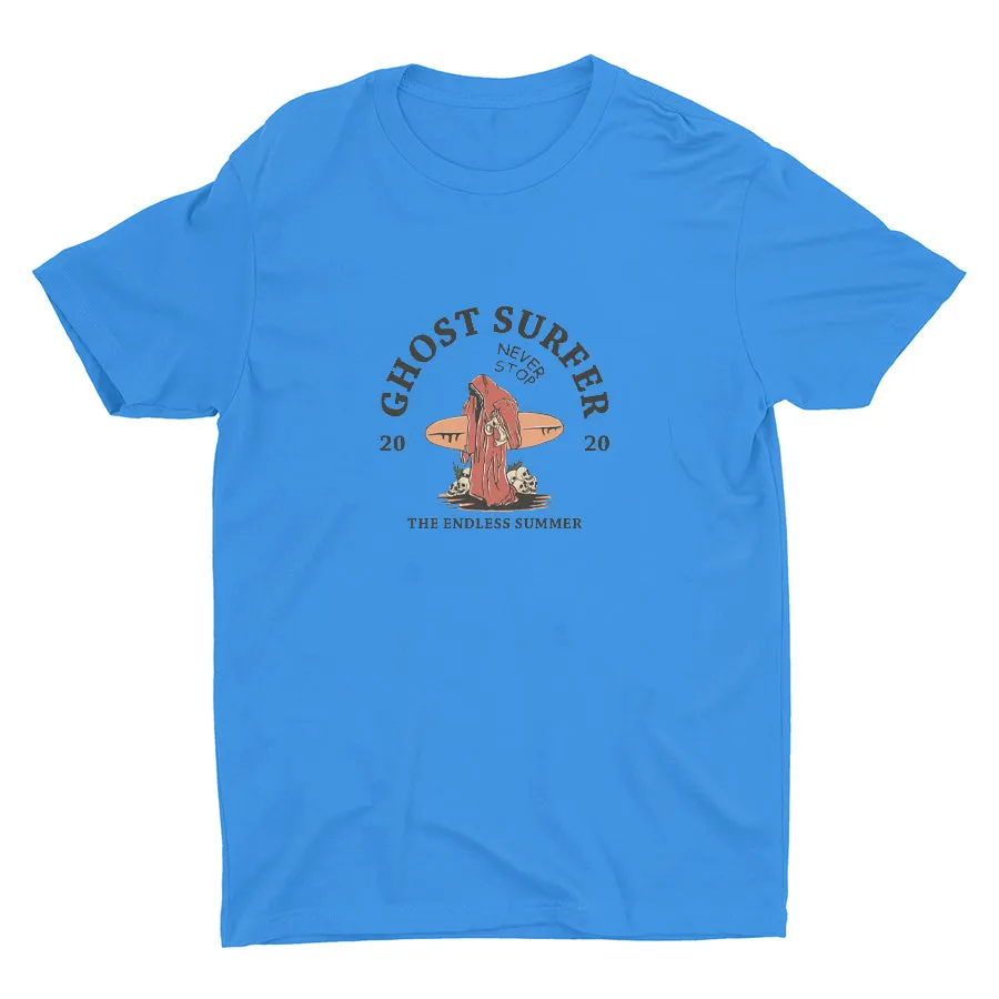 Ghost Surfer Never Stop Cotton Tee
