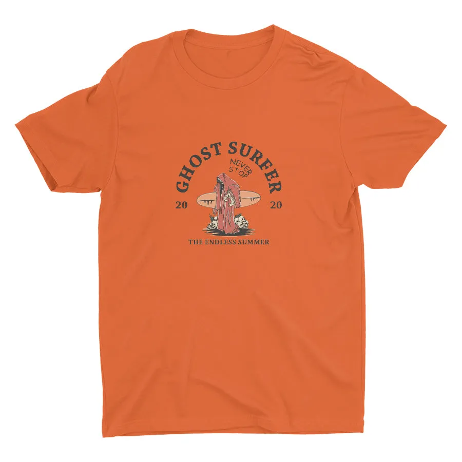 Ghost Surfer Never Stop Cotton Tee