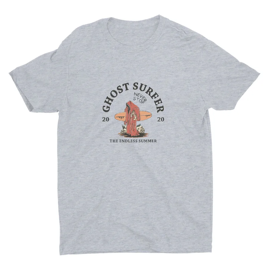 Ghost Surfer Never Stop Cotton Tee