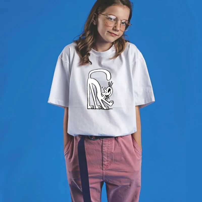 Hello Cat Cotton Tee