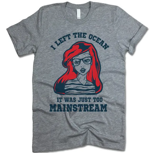 Hipster Mermaid T Shirt