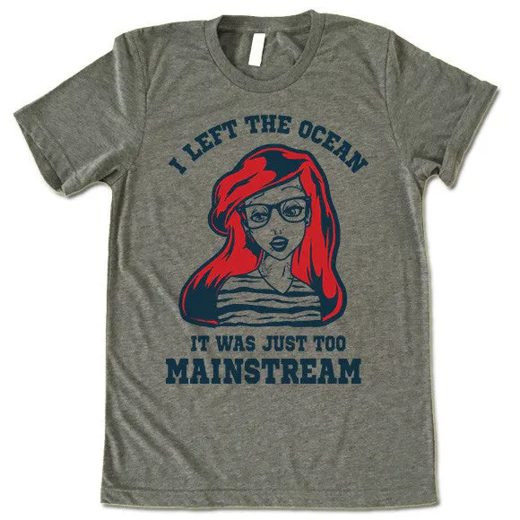 Hipster Mermaid T Shirt