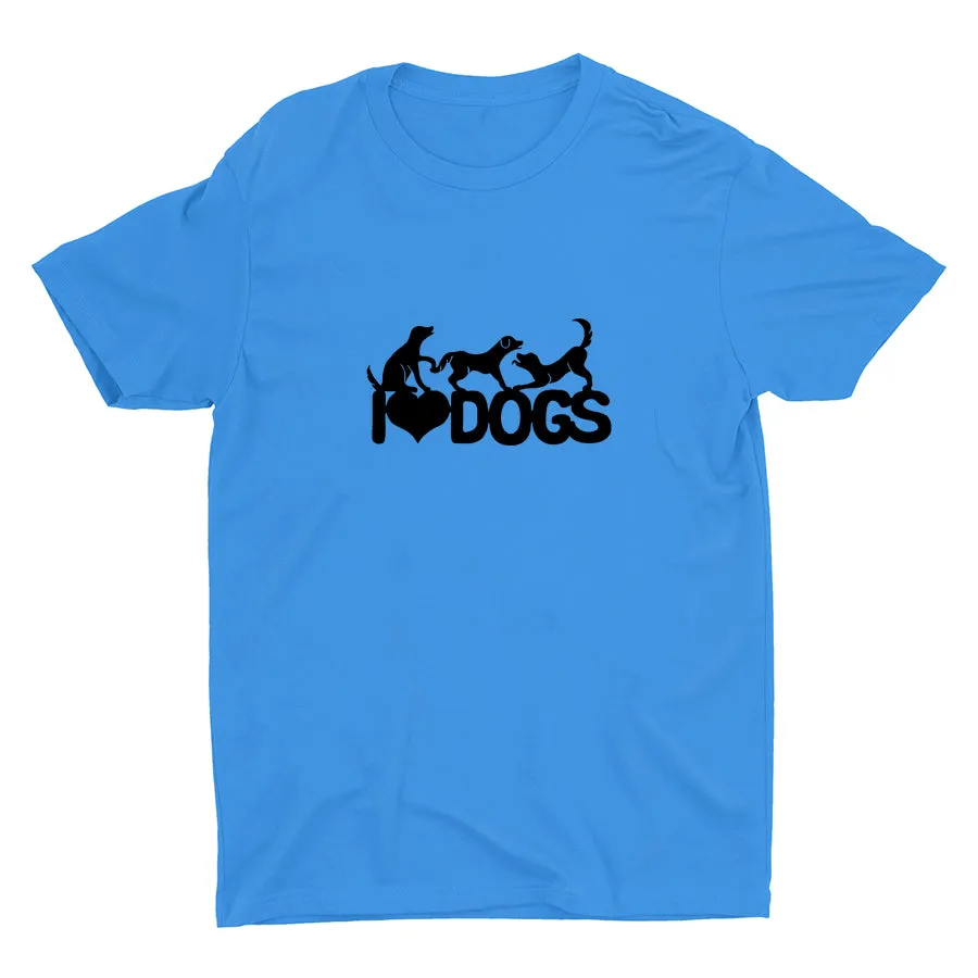 I LOVE DOGS Cotton Tee
