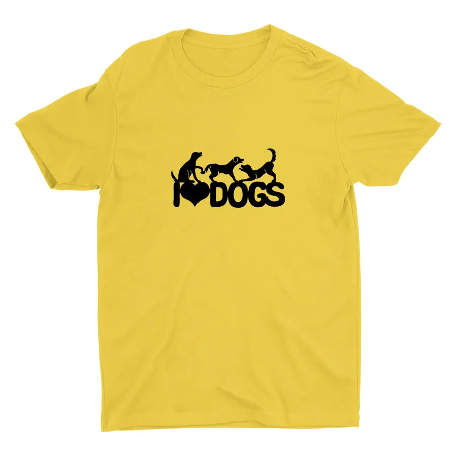 I LOVE DOGS Cotton Tee