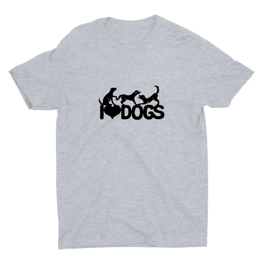 I LOVE DOGS Cotton Tee