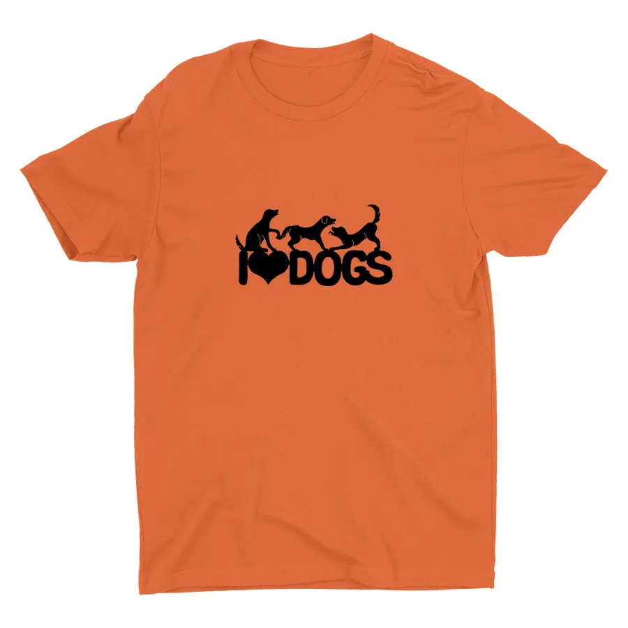 I LOVE DOGS Cotton Tee