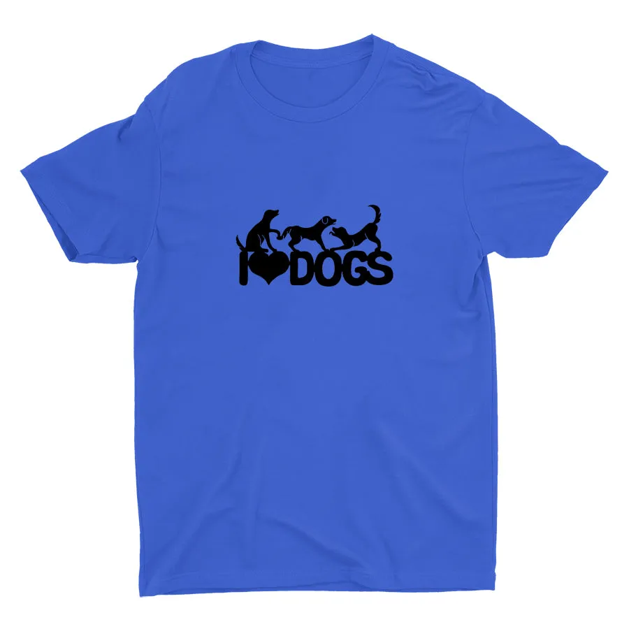 I LOVE DOGS Cotton Tee