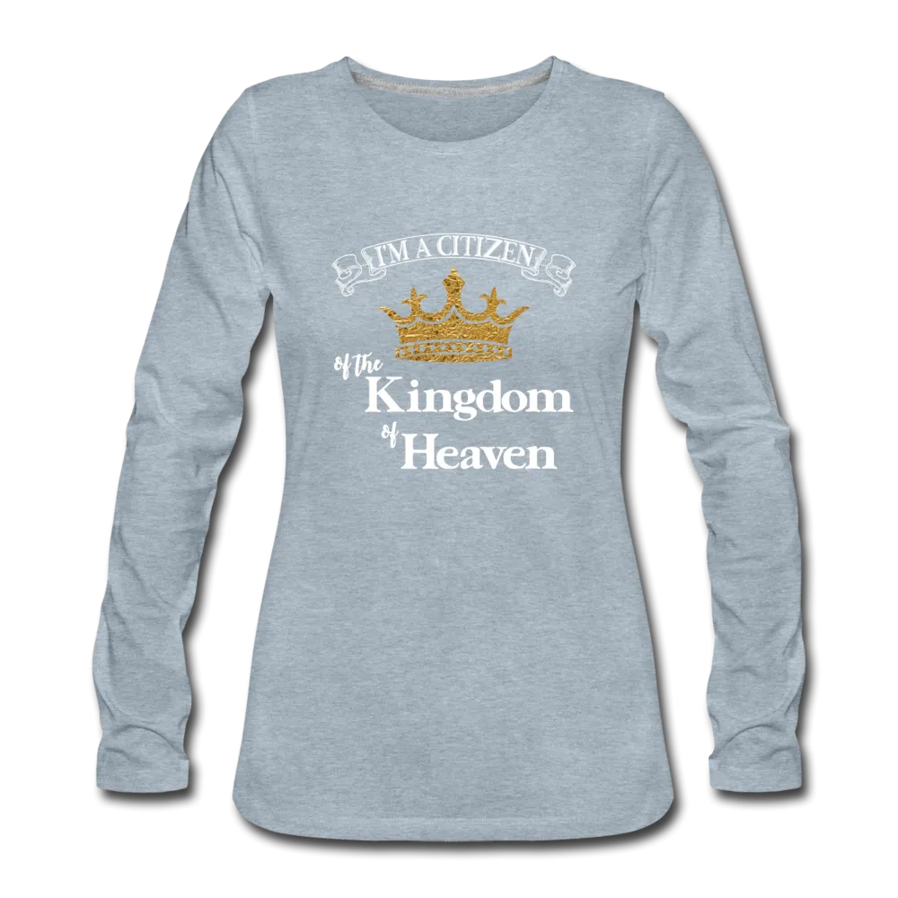 I'm a Citizen, Women's Premium Slim Fit Long Sleeve T-Shirt
