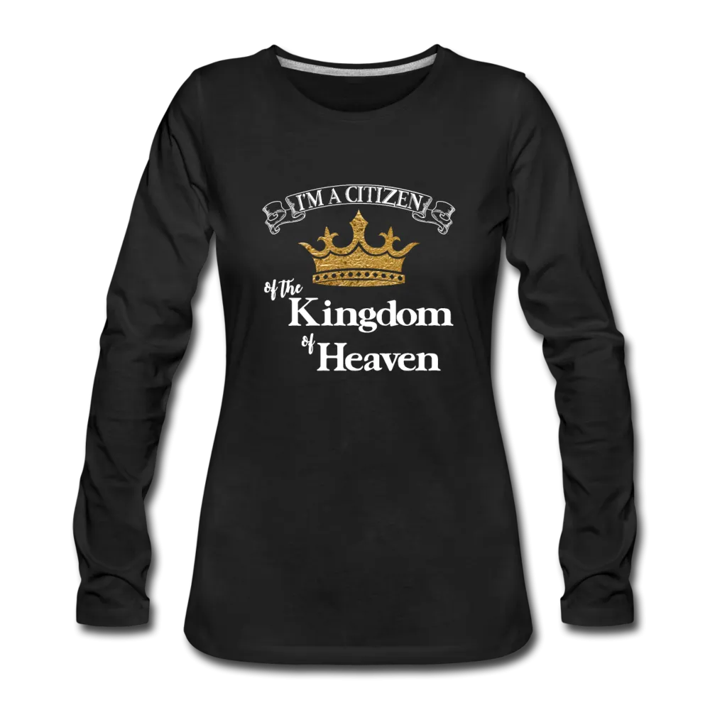 I'm a Citizen, Women's Premium Slim Fit Long Sleeve T-Shirt