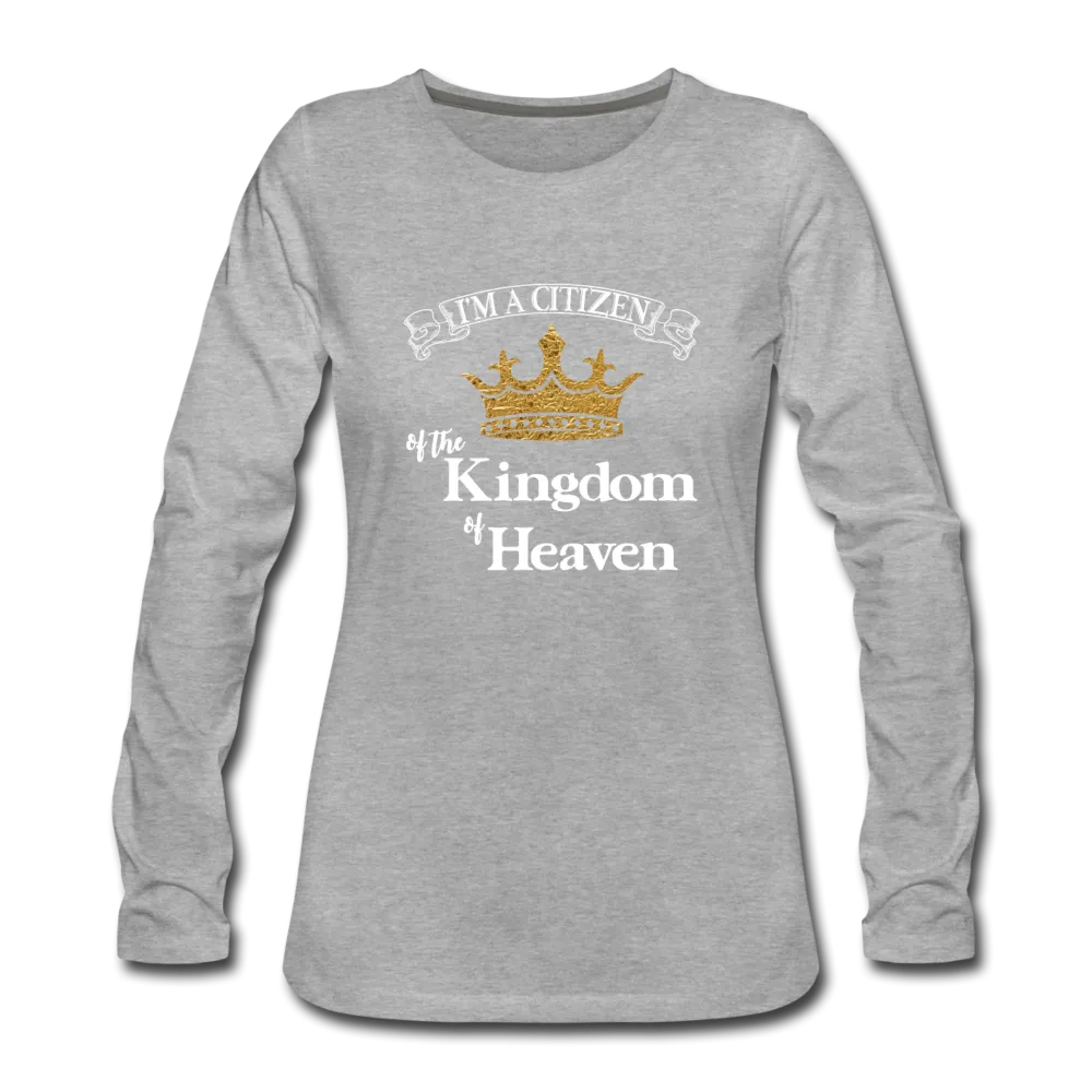 I'm a Citizen, Women's Premium Slim Fit Long Sleeve T-Shirt