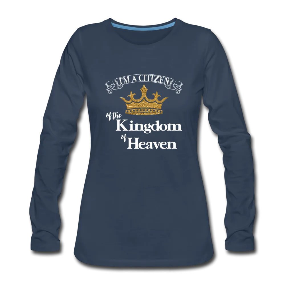 I'm a Citizen, Women's Premium Slim Fit Long Sleeve T-Shirt