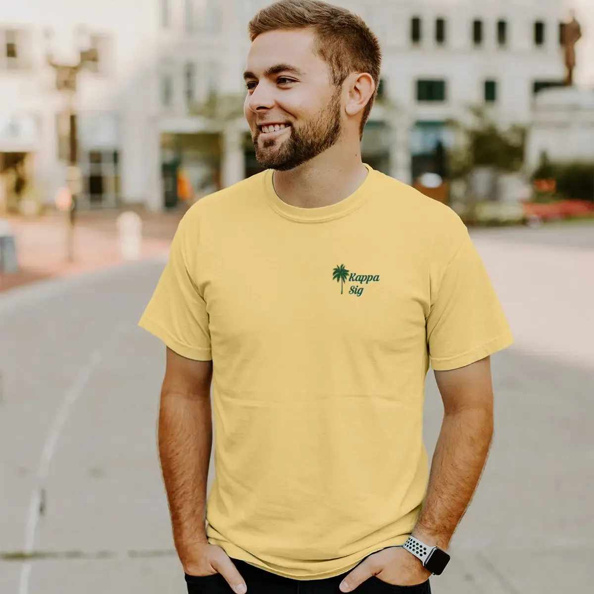 Kappa Sig Good Vibes Palm Tree Tee