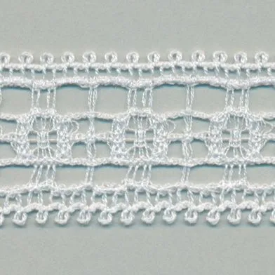 Leavers Trimming Lace #81 Powder Blue