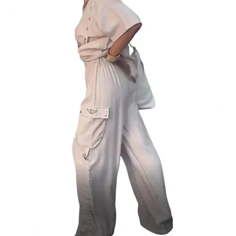 ✨New Arrival✨【🔥2-piece set】💖Women's Round Neck T-Shirt and Trousers Two-Piece Suit