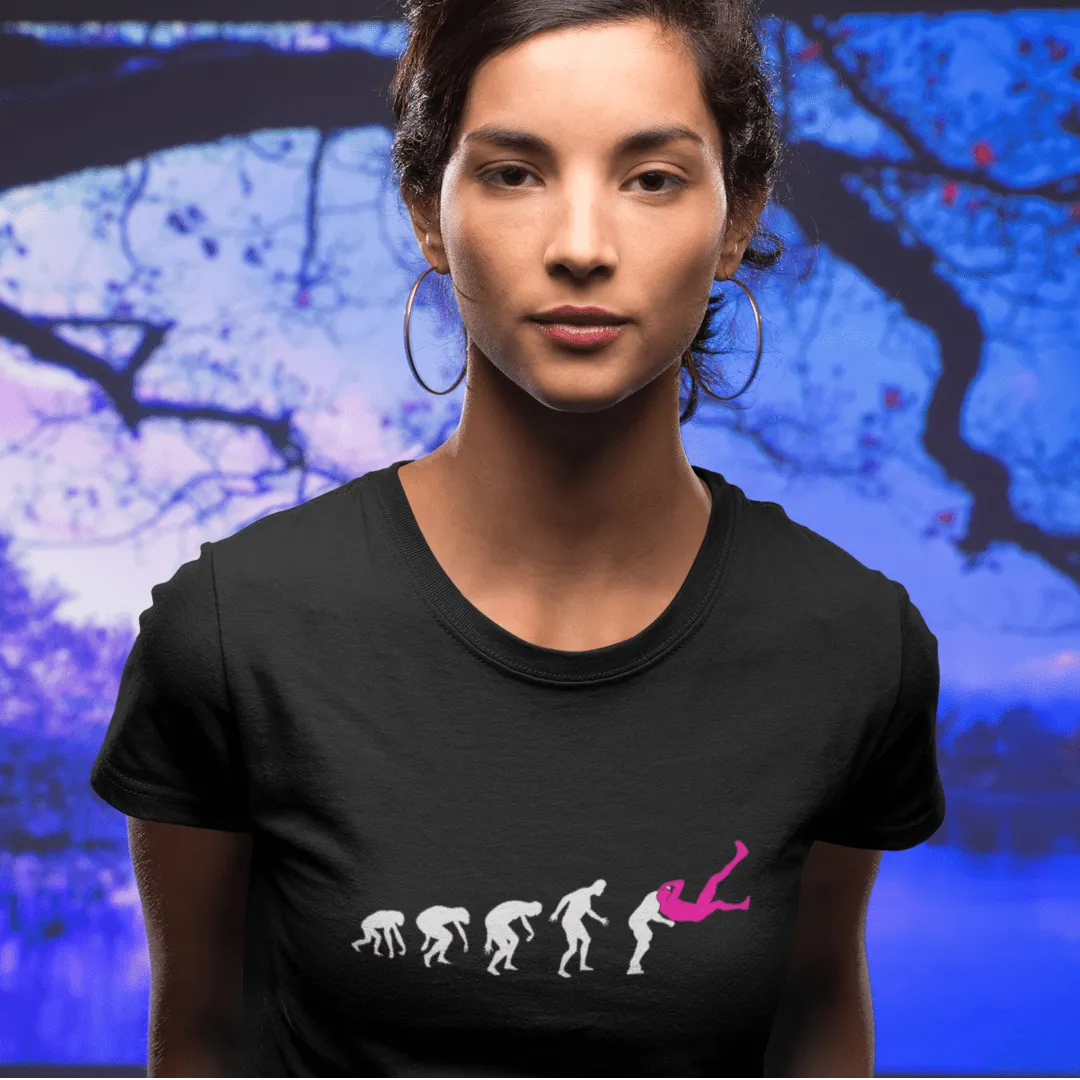 "Evolution"  Custom T-Shirt for Women