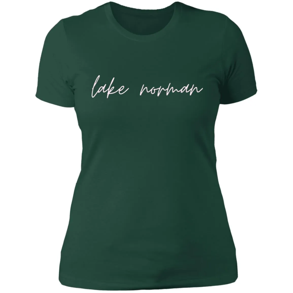 "Lake Norman- PINK" Ladies' Boyfriend T-Shirt