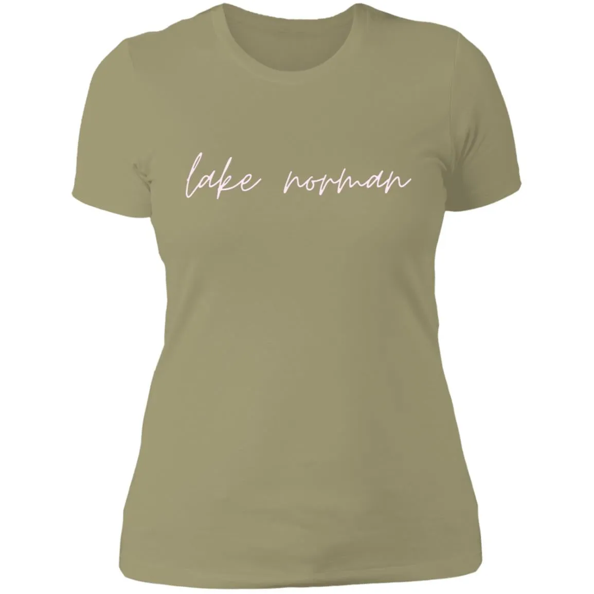 "Lake Norman- PINK" Ladies' Boyfriend T-Shirt