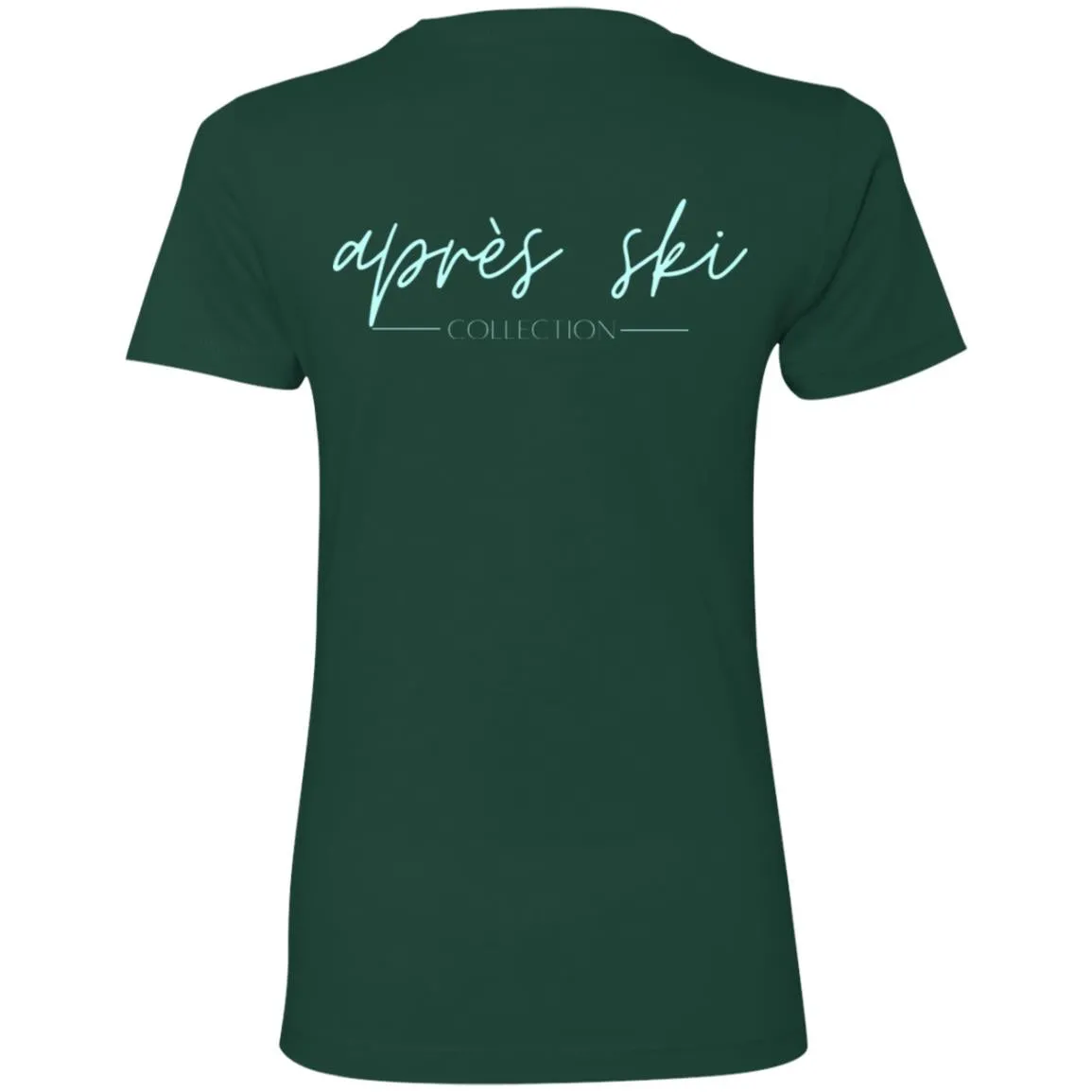 "Small Mountain- AQUA" Ladies' Boyfriend T-Shirt