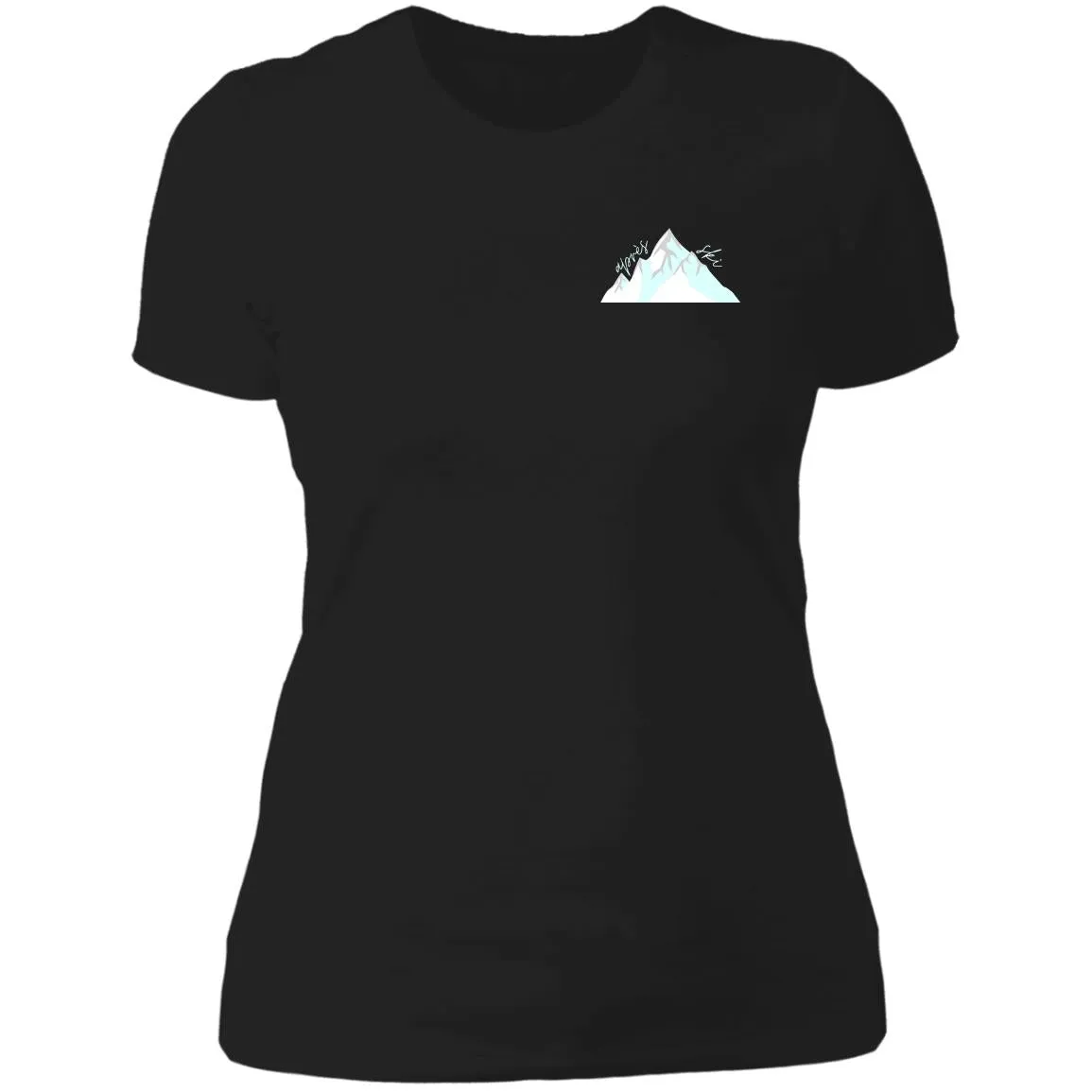 "Small Mountain- AQUA" Ladies' Boyfriend T-Shirt
