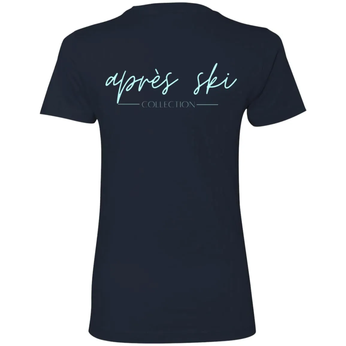"Small Mountain- AQUA" Ladies' Boyfriend T-Shirt