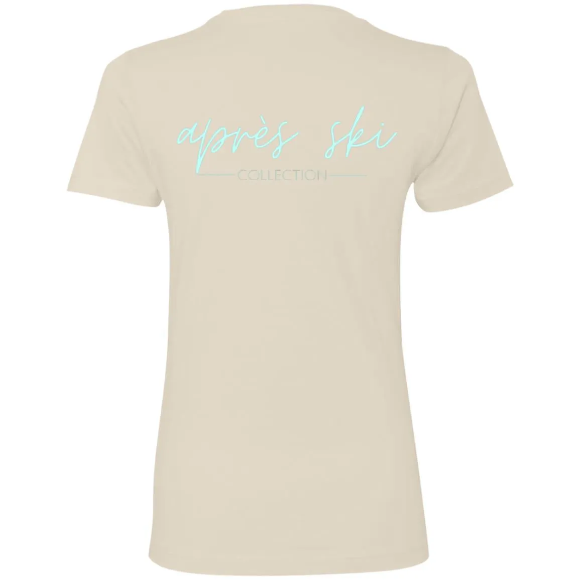 "Small Mountain- AQUA" Ladies' Boyfriend T-Shirt