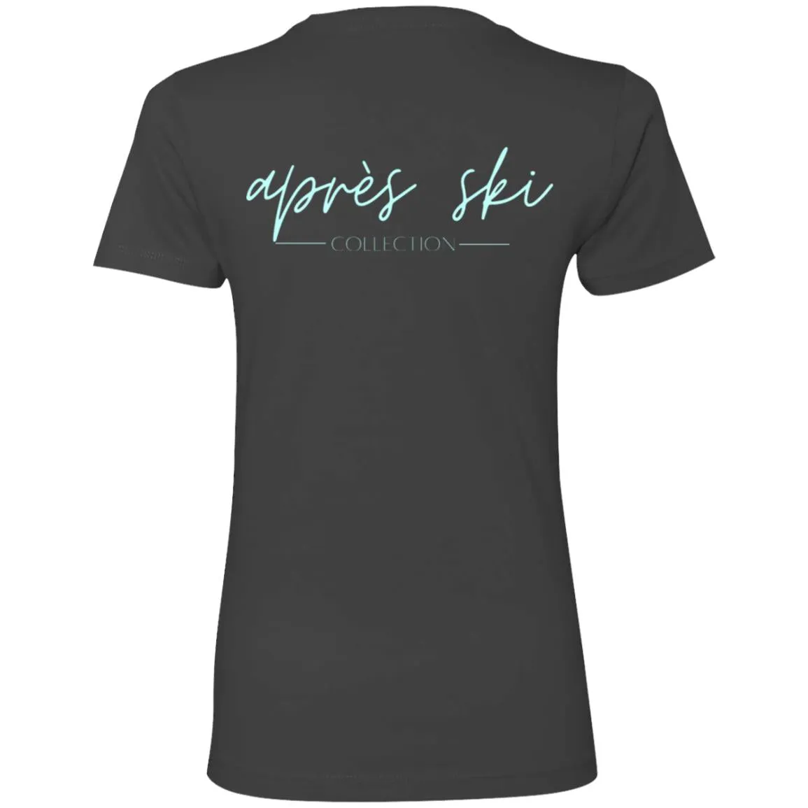 "Small Mountain- AQUA" Ladies' Boyfriend T-Shirt