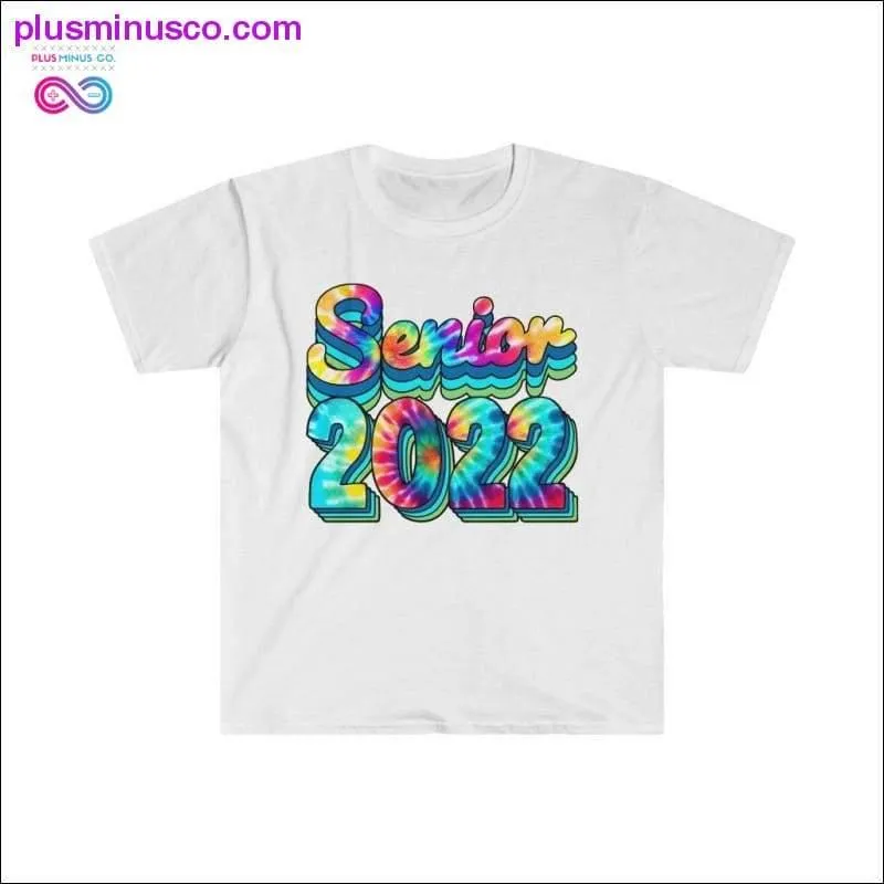 Senior 2022 Tie-Dye Print Solid T-shirt