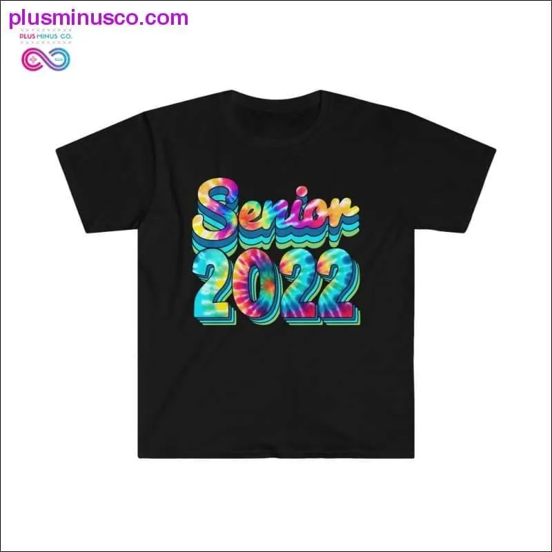 Senior 2022 Tie-Dye Print Solid T-shirt