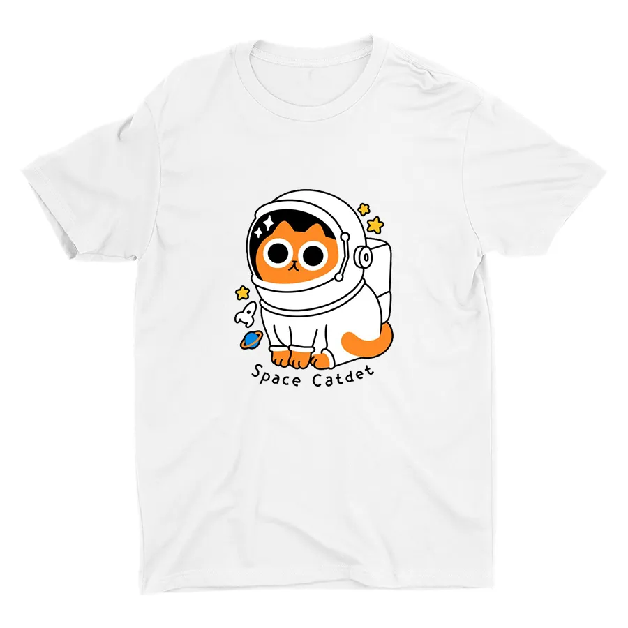 Space Catdet Printed T-shirt