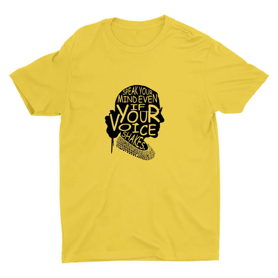 SPEAK YOUR MIND Cotton Tee