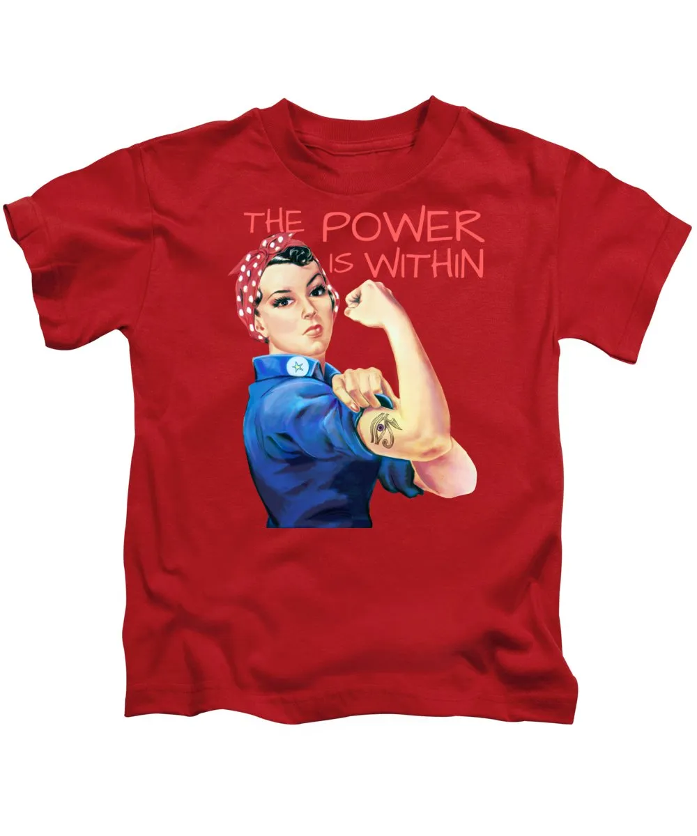 The Power Is Within - Kids T-Shirt