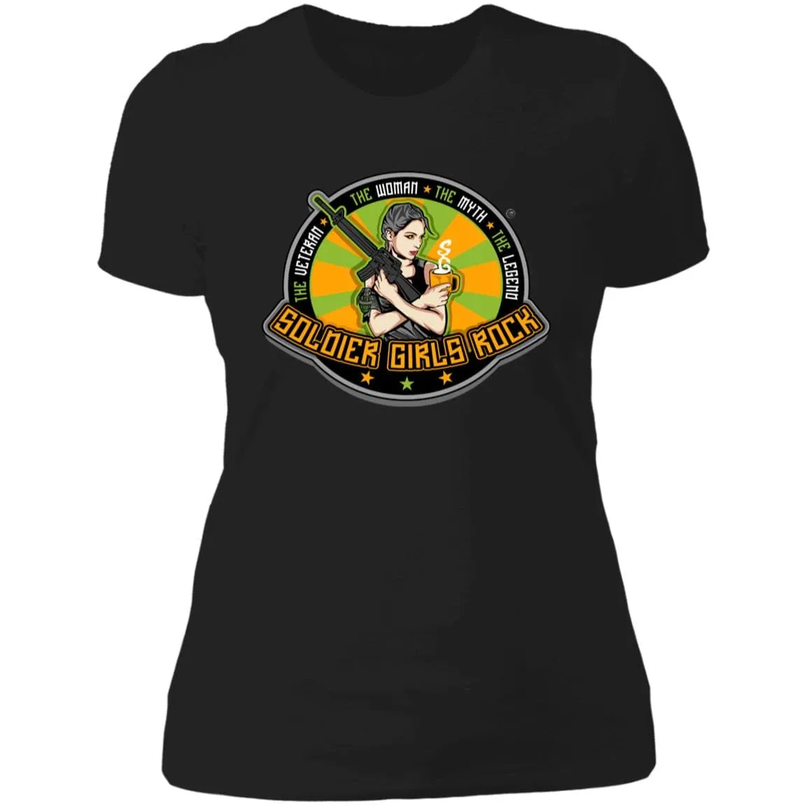 The Veteran The Woman The Myth The Legend! T-shirt
