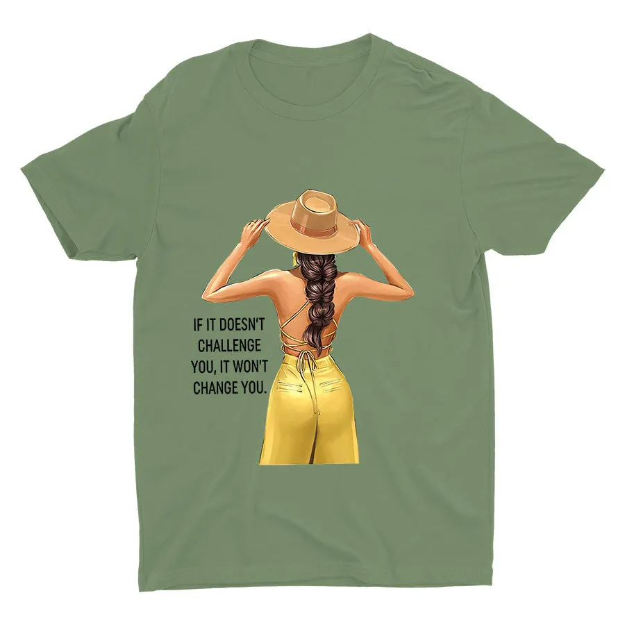 Time To Change Yourself Cotton Tee