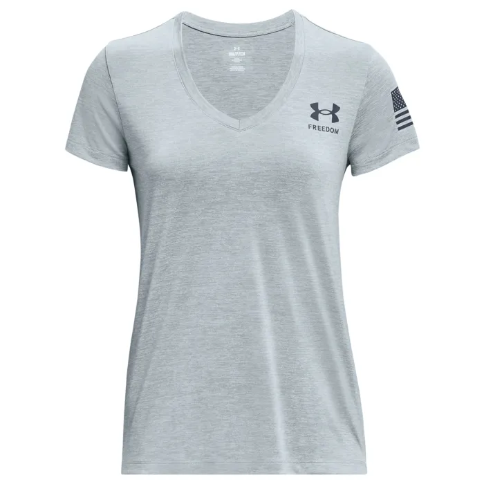 Under Armour Women's Tech Freedom Short Sleeve V-Neck T-Shirt